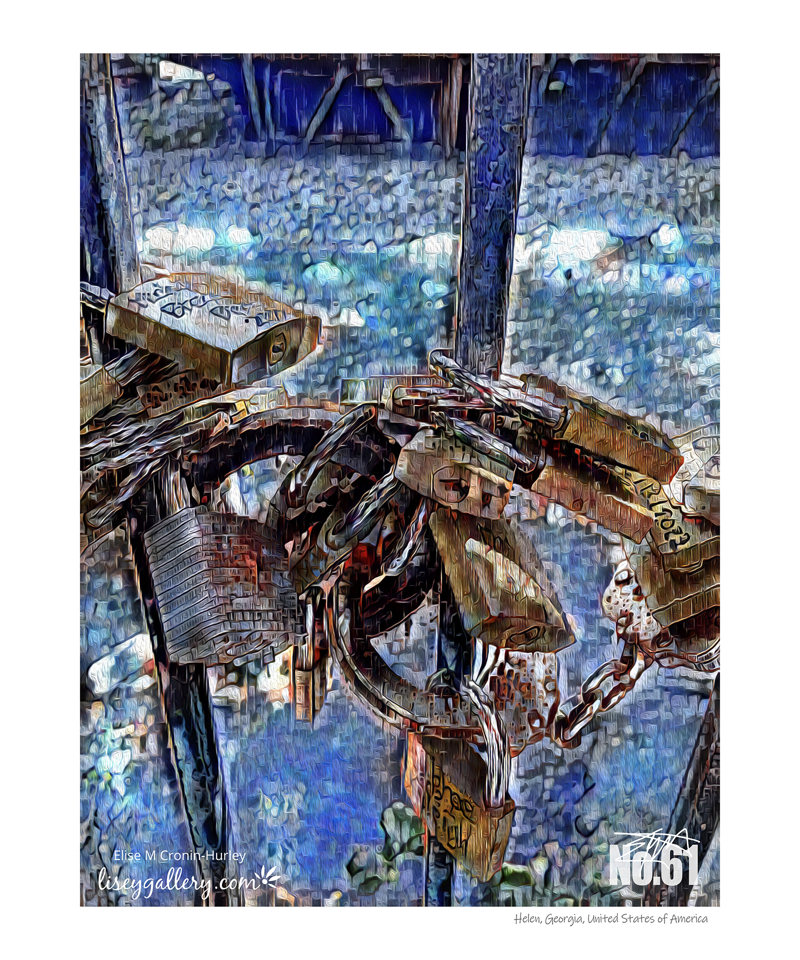 61 Love Locked on a Bridge